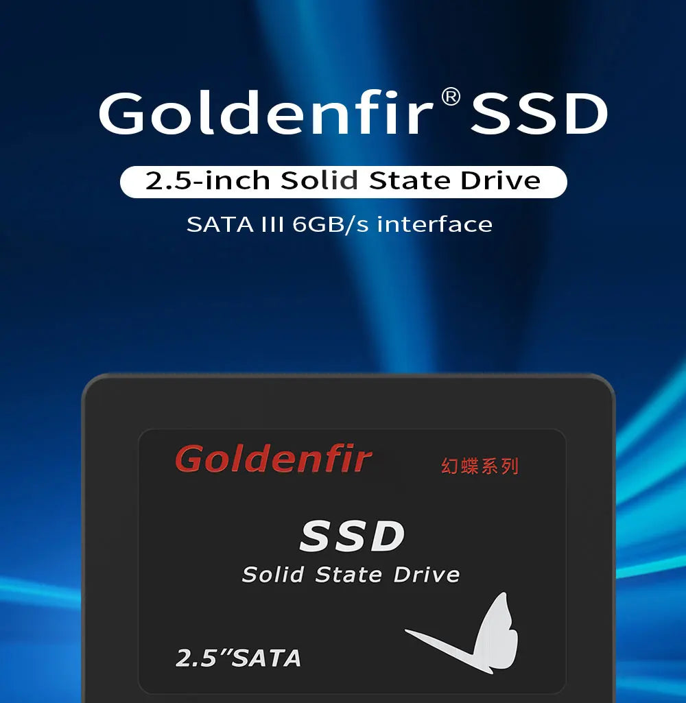 Goldenfir SSD 120GB 128GB 240GB 256GB 1TB 2TB Solid State Hard Disk 2.5 for Laptop