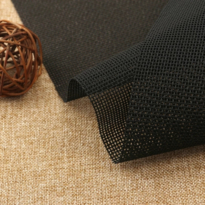 150x100cm Waterproof Teslin Mesh Fabric for DIY Outdoor Furniture and Placemats Thick PVC Material