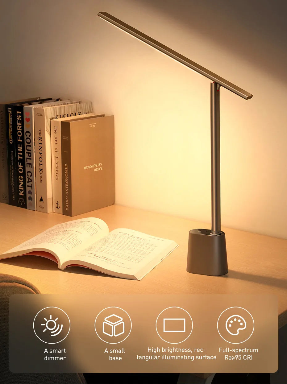 Baseus LED Desk Lamp Eye Protection Dimmable Foldable Light
