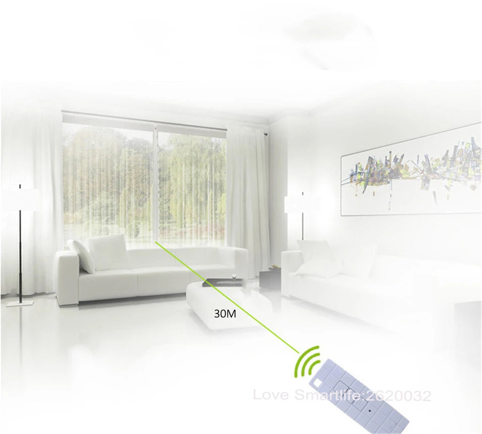 Transmisor monocanal original Dooya DC90 para motores Dooya, control remoto RF 433 MHZ, accesorios para cortinas automáticas Dooya