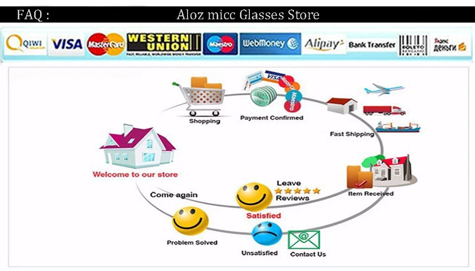 ALOZ MICC New Fashion Flip Sunglasses Unique Oversized Square Eyeglasses Q344