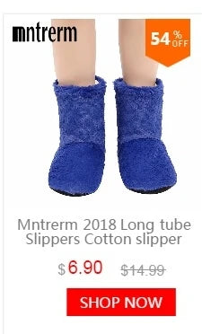 Mntrerm New Cute 2023 Indoor Home Slippers Warm Plush Non-Slip Soft Fur Women Shoes