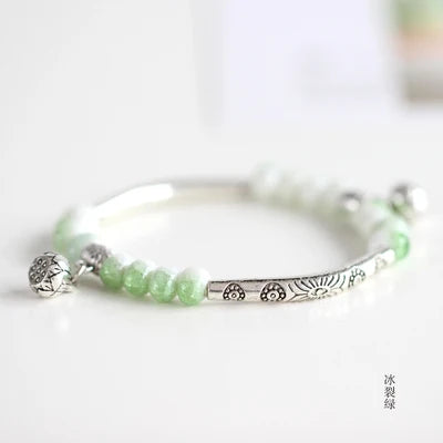 Women's Handmade Ceramic DIY Retro Bracelets Fashion Jewelry