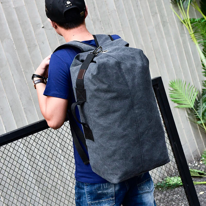 Man Travel Backpack Large Capacity High Quality Canvas Bags
