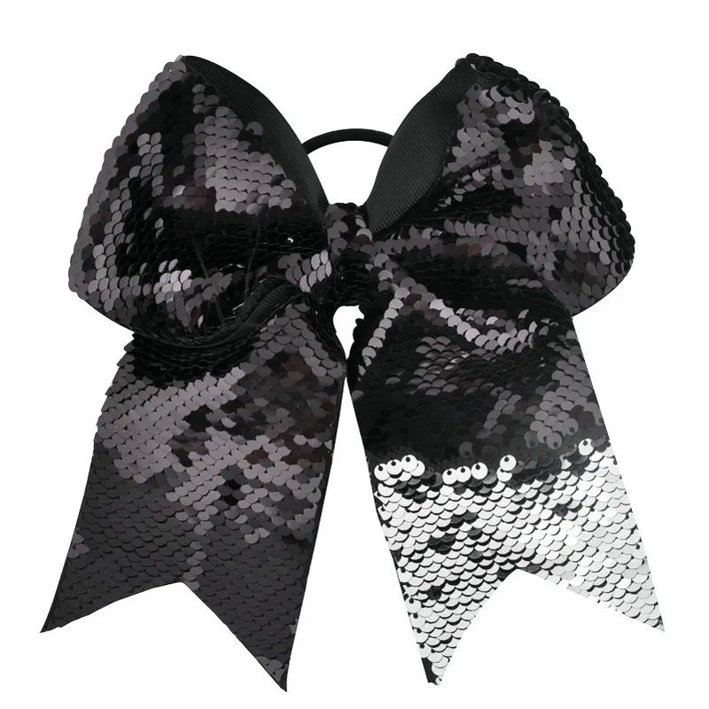 8 Inch Double-faced Mermaid Sequins Hair Bow for Girls