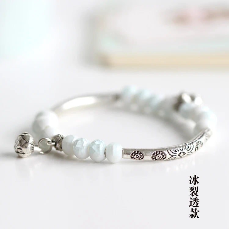 Women's Handmade Ceramic DIY Retro Bracelets Fashion Jewelry
