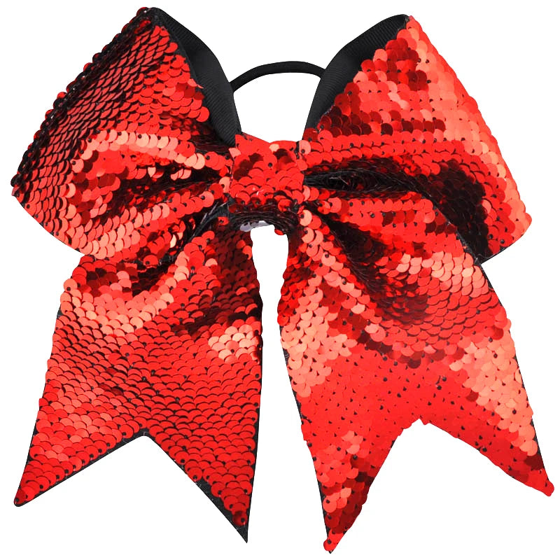 8 Inch Double-faced Mermaid Sequins Hair Bow for Girls