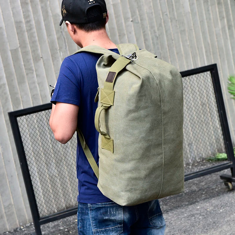 Man Travel Backpack Large Capacity High Quality Canvas Bags