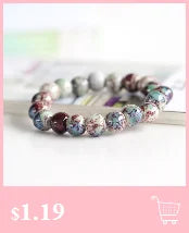 Women's Handmade Ceramic DIY Retro Bracelets Fashion Jewelry
