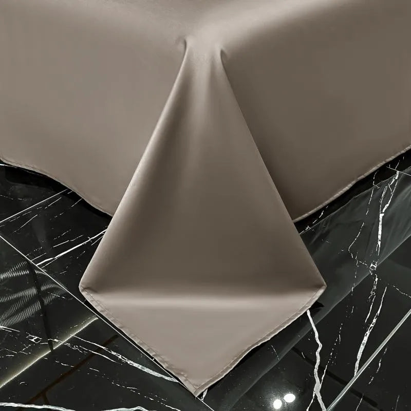 White Gray Egyptian Cotton Hotel Duvet Cover Set 600TC Silky Soft Bedding Set