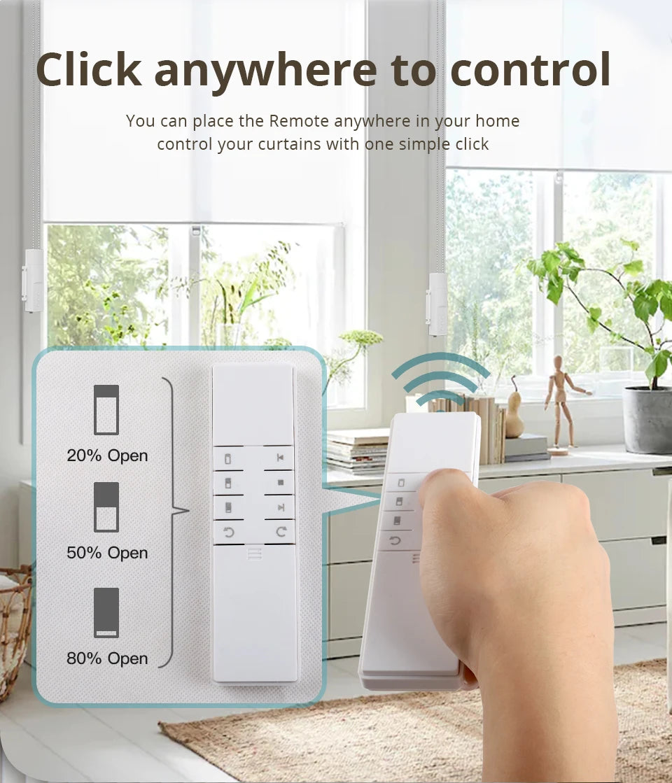 Controlador de persianas enrollables inteligentes Zemismart Tuya Zigbee, motor de persianas eléctricas, funciona con batería, Alexa, Google Home, Yandex, control por voz
