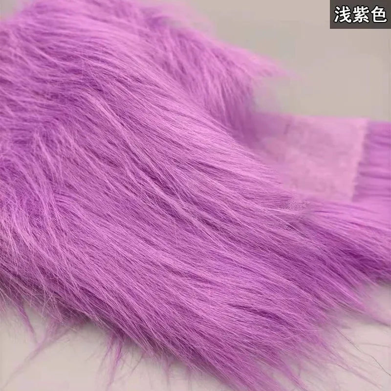 35 Colours 12cm Soft Imitation Plush Fur Fabric for DIY Photo Props Decorative Backgrounds Plush Mats and Animal Toys