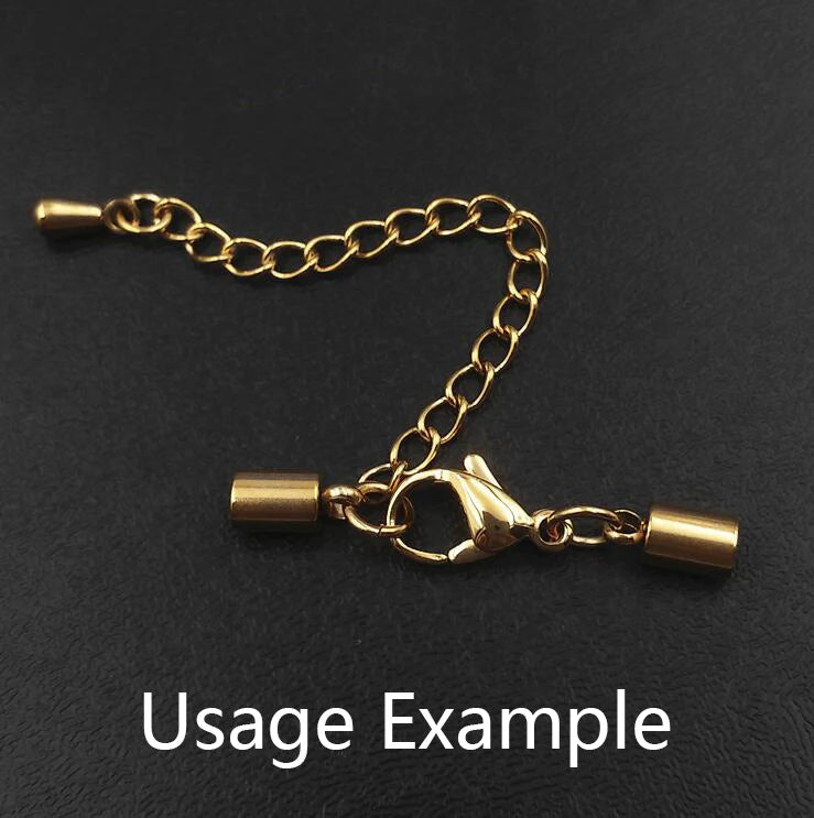 2 Meters Gold Stainless Steel Extension Chain 2/3/4mm for DIY Jewelry