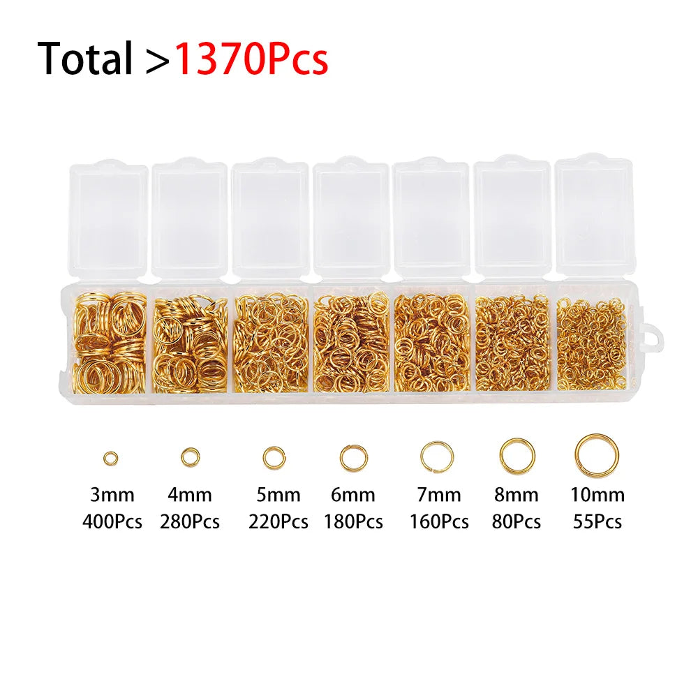 Alloy Accessories Jewelry Findings Set for DIY Jewelry Making