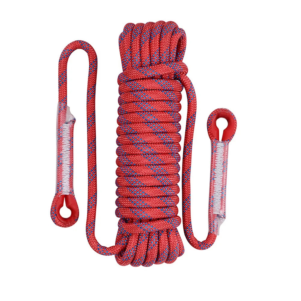 12mm 50m Outdoor Climbing Rope Static Rescue Rope for Mountaineering and Emergency Survival Gear