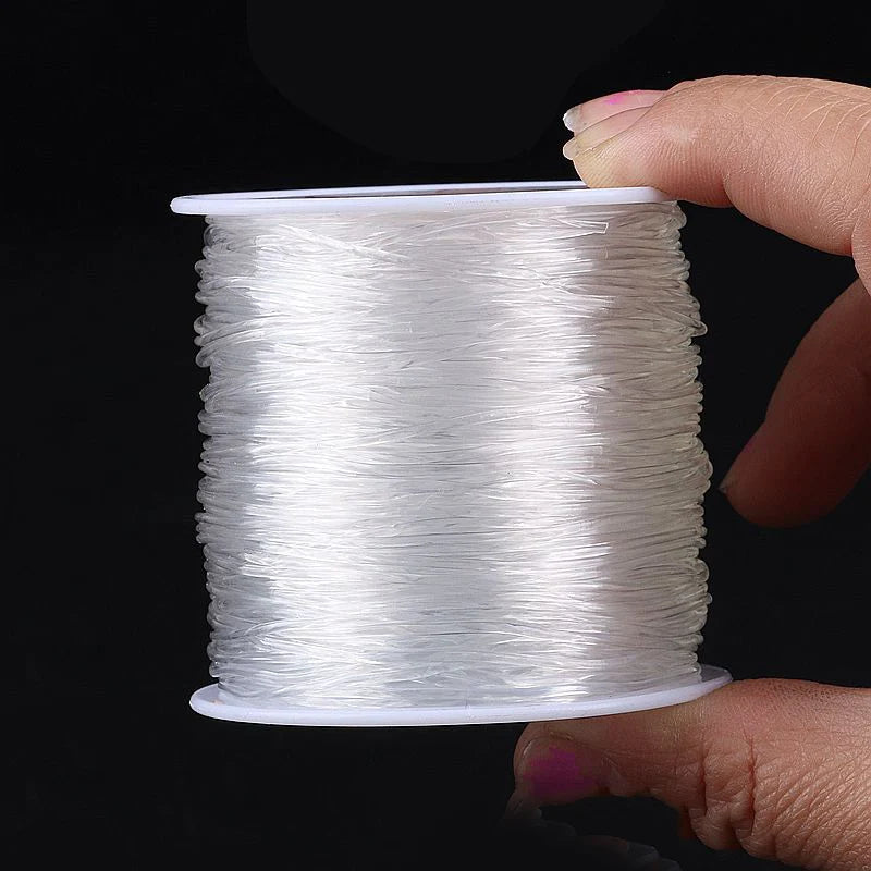 100m Strong Elastic Beading Thread Cord 0.5-1mm for Jewelry