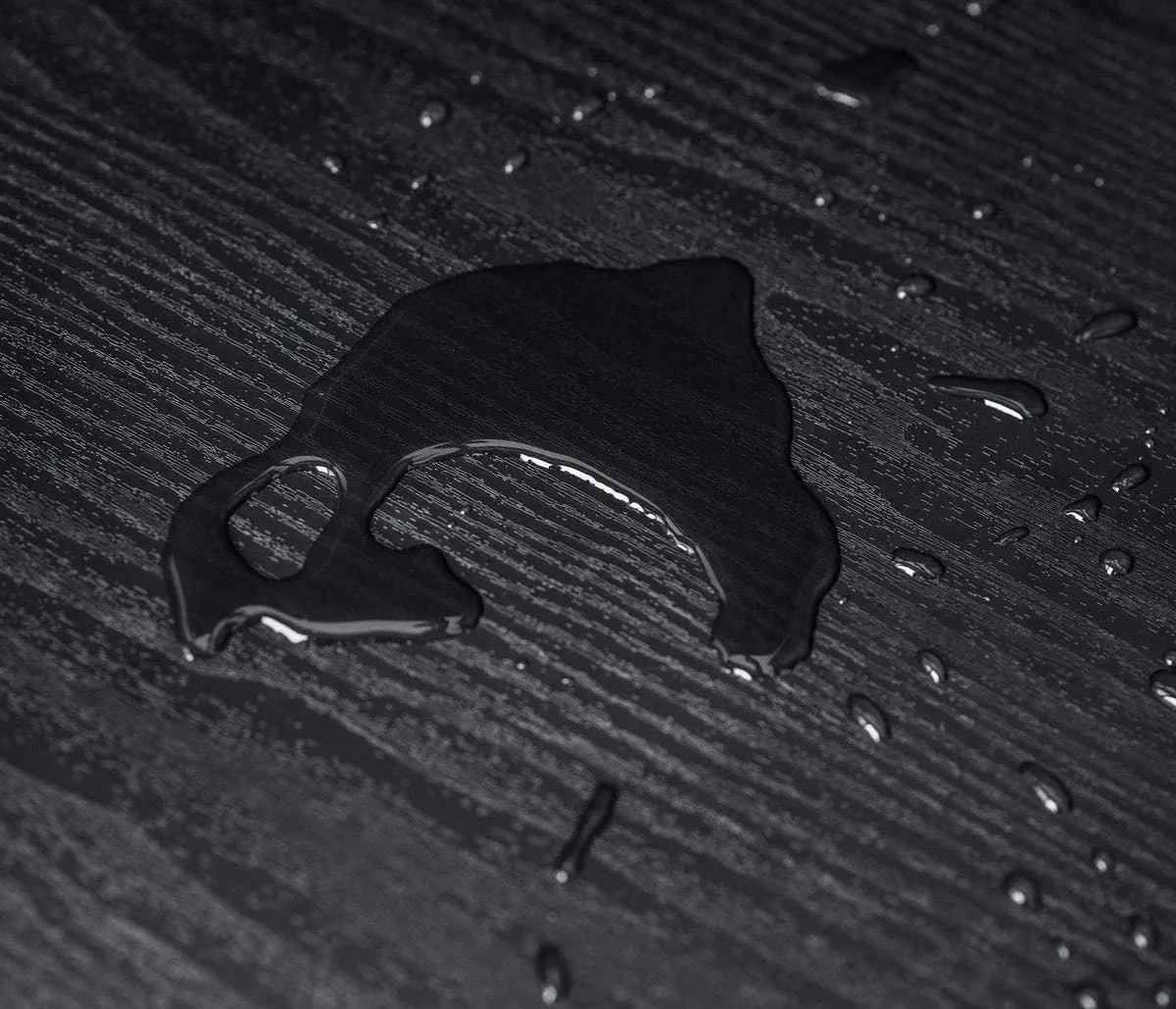 Black Wood Peel And Stick Decorative Film Easy To Clean