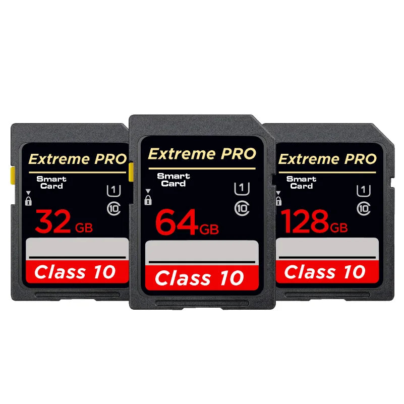 High Speed Class 10 SD Card 8GB to 256GB for Camera