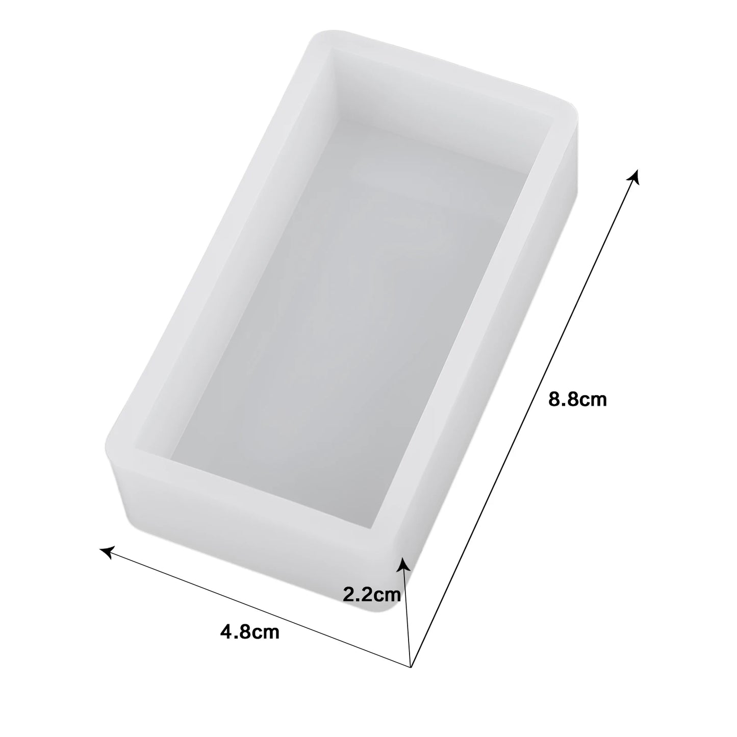 Cuboid Cube Resin Mold Silicone DIY Jewelry Tray Casting Accessories