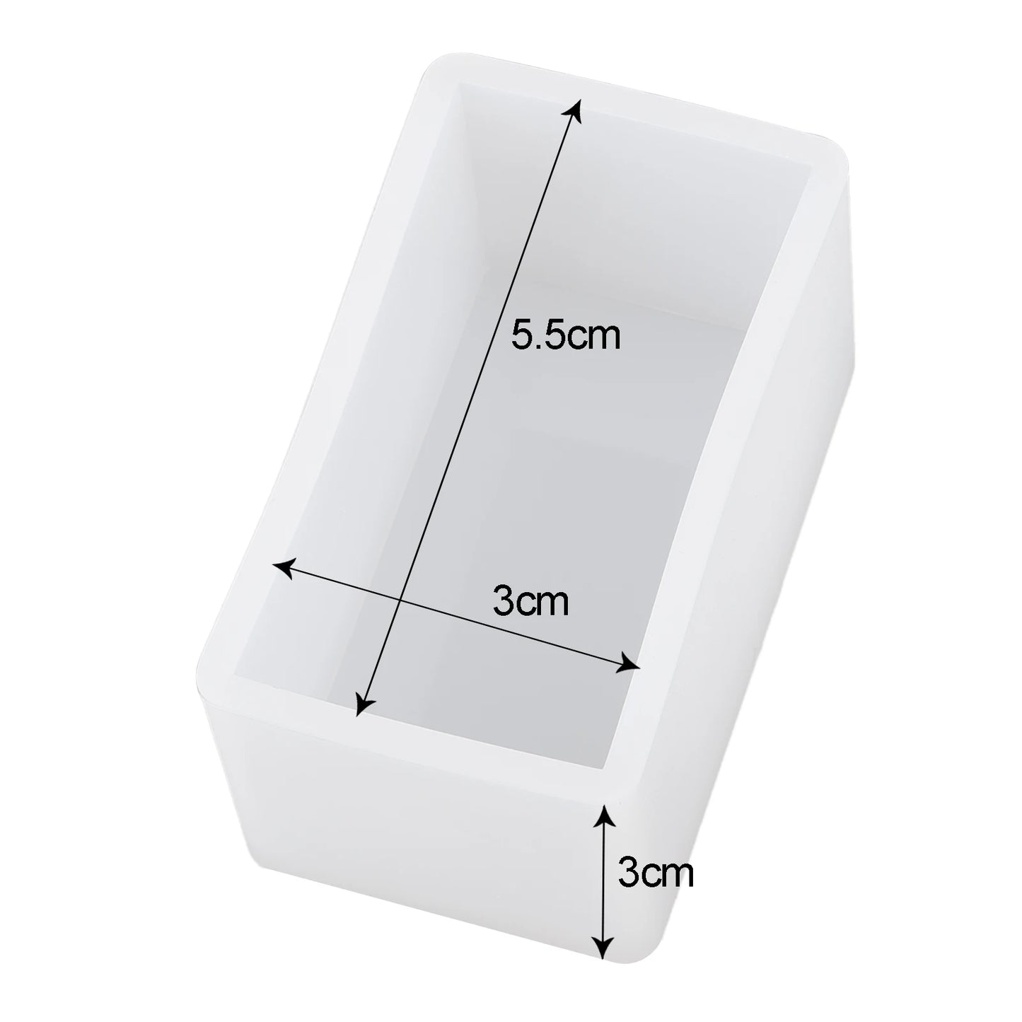 Cuboid Cube Resin Mold Silicone DIY Jewelry Tray Casting Accessories