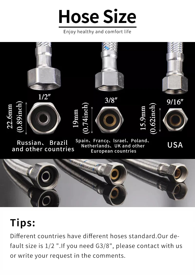 YCRAYS Black Kitchen Faucets Gray Pull Out Sprayer Tap