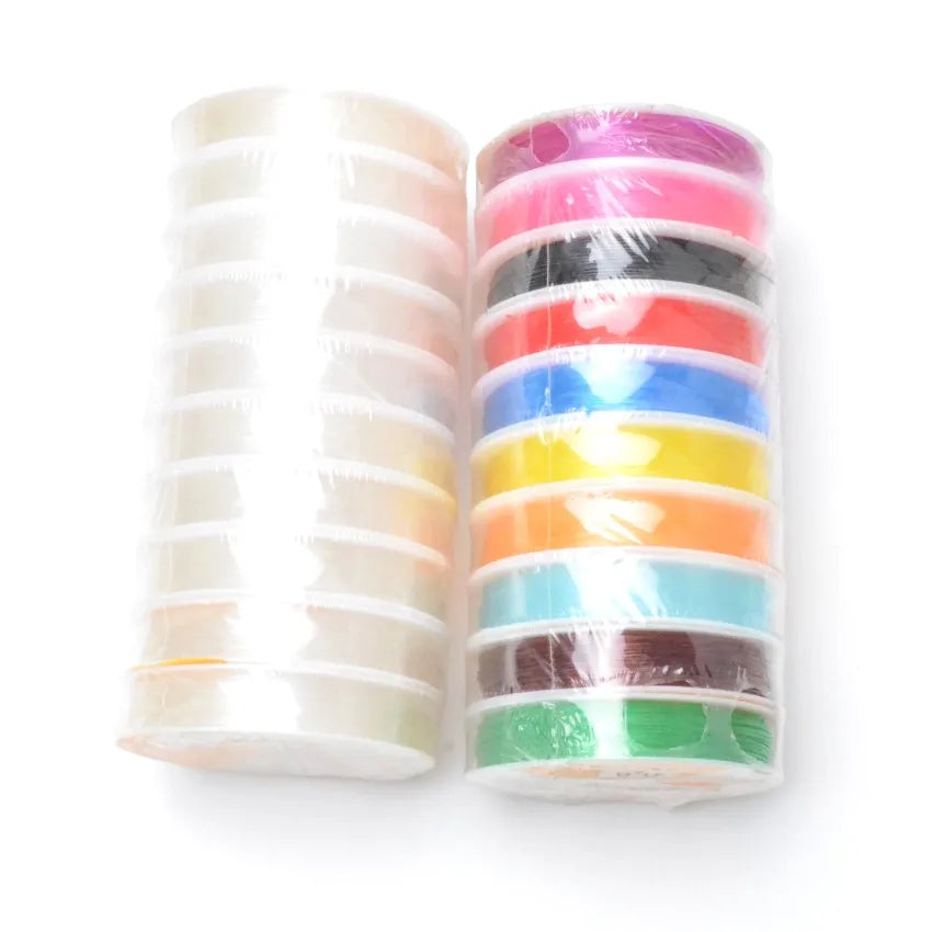 Craft Beading Cord 0.4-1.0mm Strong Elastic Thread for DIY Jewelry