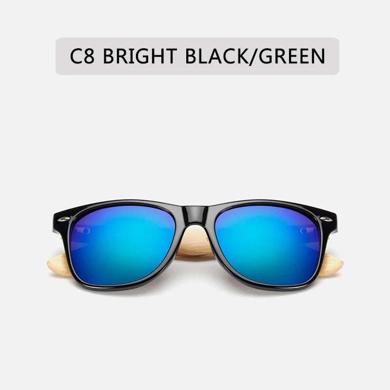 New Bamboo Sunglasses Female Designer Mirror Gafas De Sol