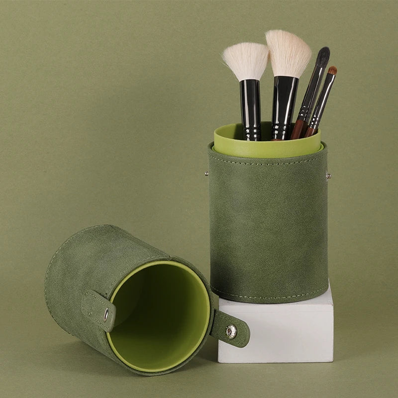 OVW Waterproof Green Makeup Brush Holder Organizer for Women