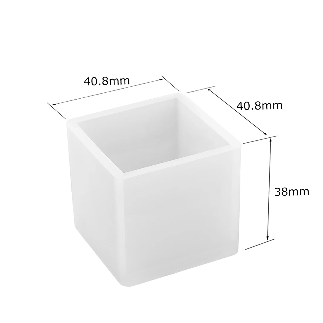 Cuboid Cube Resin Mold Silicone DIY Jewelry Tray Casting Accessories