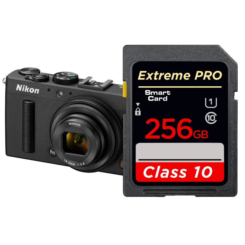 High Speed Class 10 SD Card 8GB to 256GB for Camera