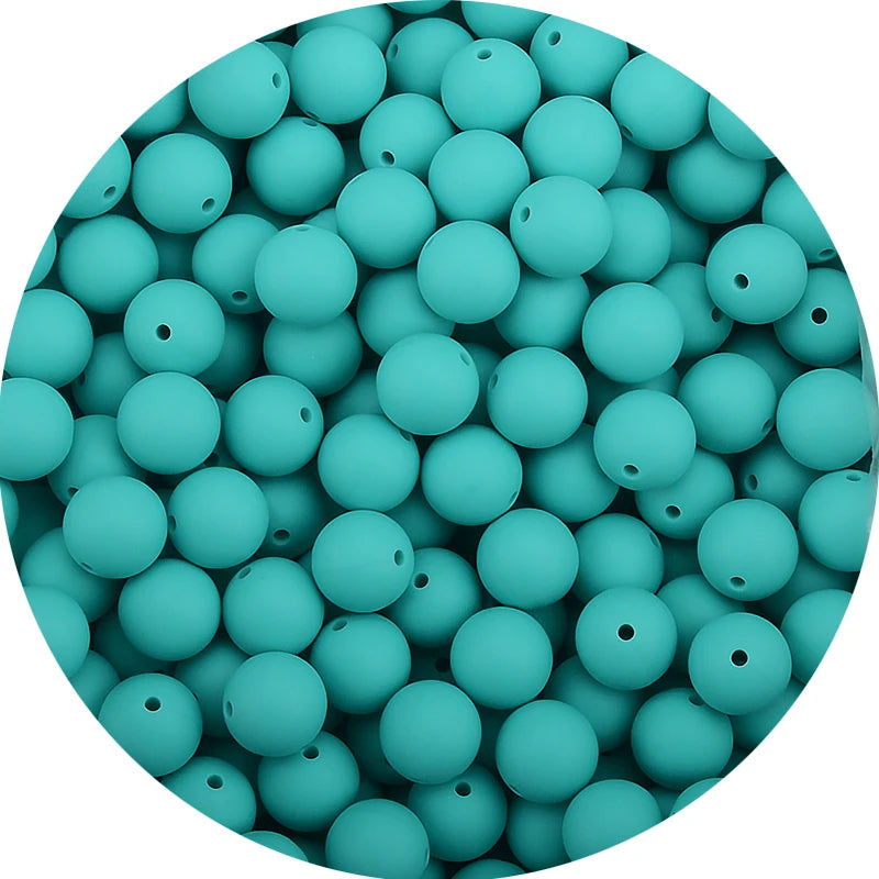LOFCA 15mm Silicone Loose Beads 20pcs Safe Teether For Infants