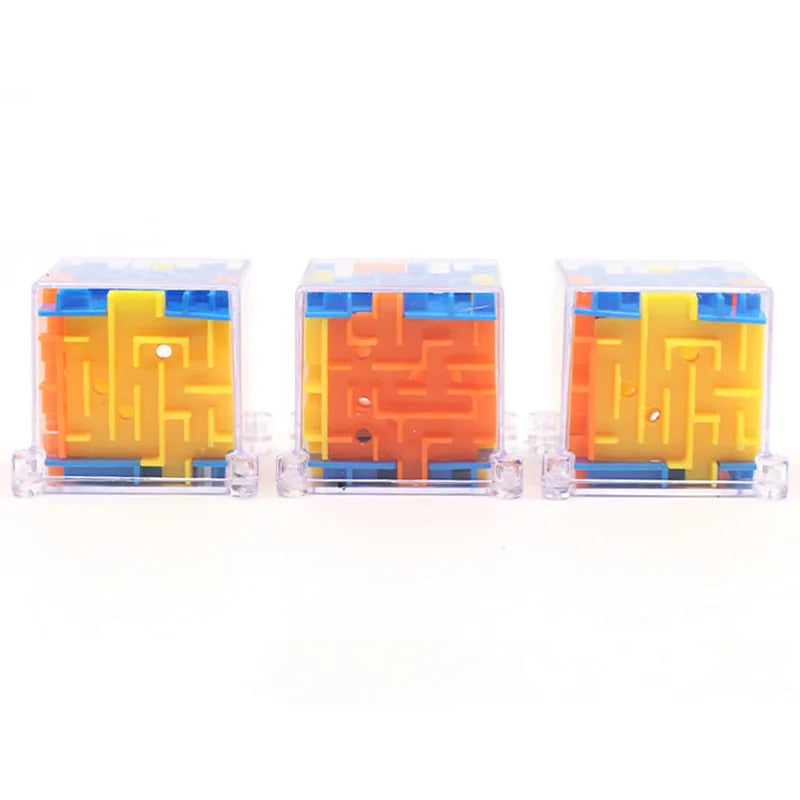 Mini 3D Maze Magic Cube Puzzle Toy for Children Stress Relief