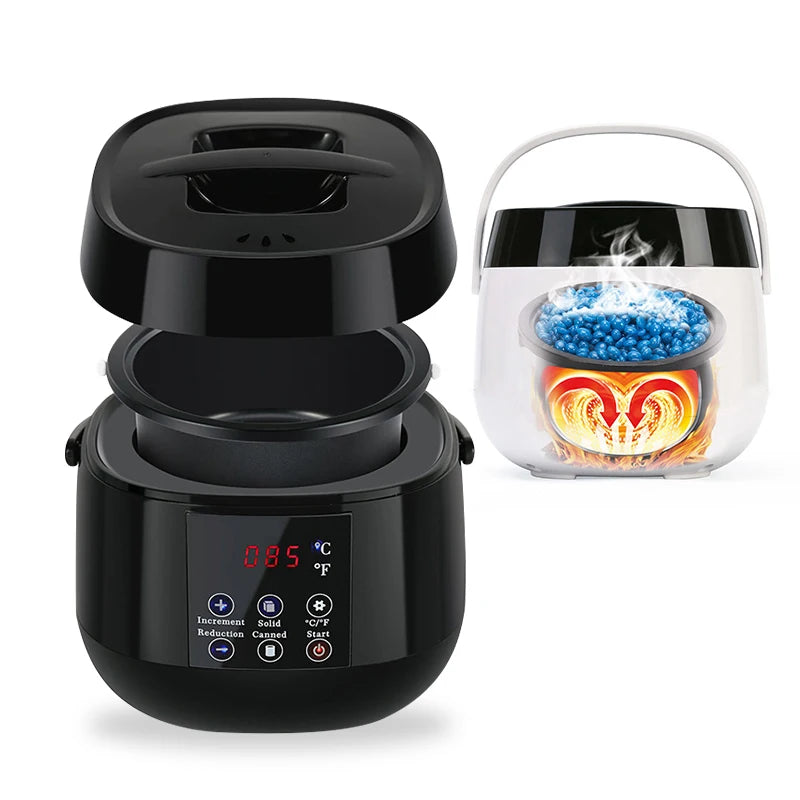 500CC Wax Heater Warmer with Smart LCD for Hair Removal