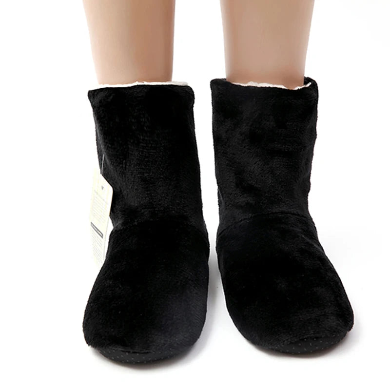 Glglgege High Quality Winter Warm Plush Indoor Shoes