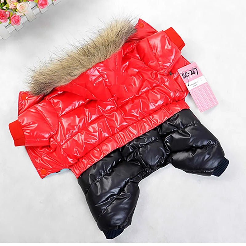 Winter Dog Clothes For Small Dogs Waterproof Soft Fur Hoodies Puppy Jacket Thicken Warm Puppy Pet Chihuahua Yorkie Pets Clothing