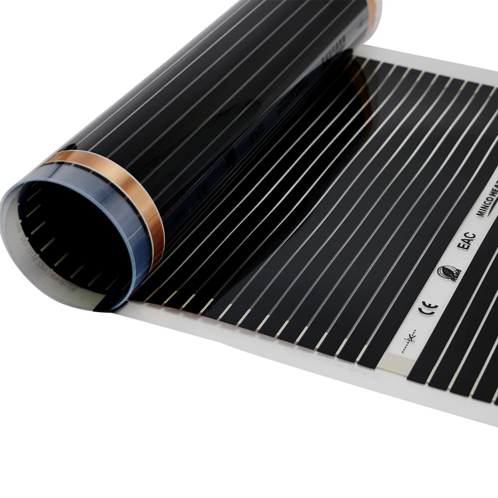 All Sizes 140w/m2 Infrared Heating Film 220V Warm Floor Mat