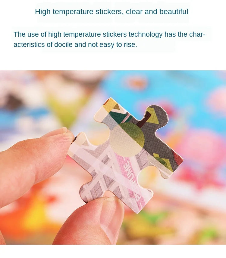 30 Pieces Wooden Jigsaw Puzzle for Kids Animal Vehicle Educational Toys