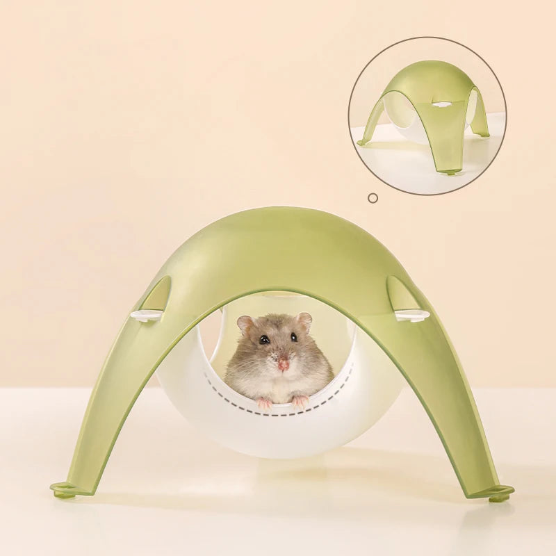 Hamster Spacer Capsule Nest Rest Sleeping House Nest Playing Sports Toys for Small Animals Golden Bear Hedgehog Rat Mouse