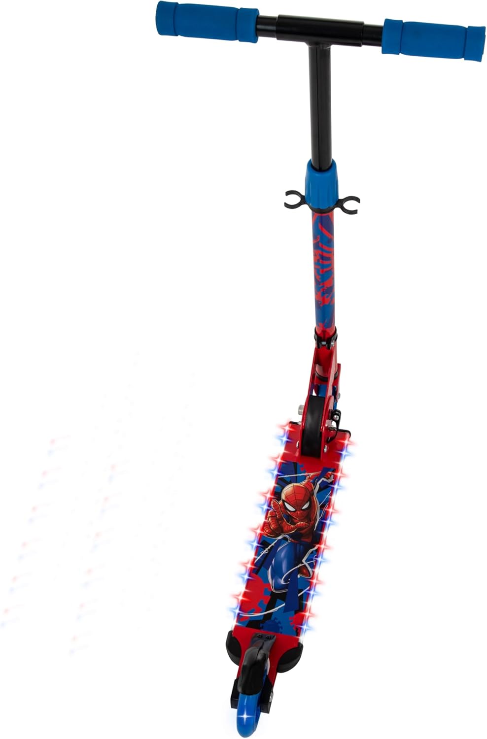 Huffy Marvel Spider-Man Electro Light Inline Scooter with LED Lights - Red