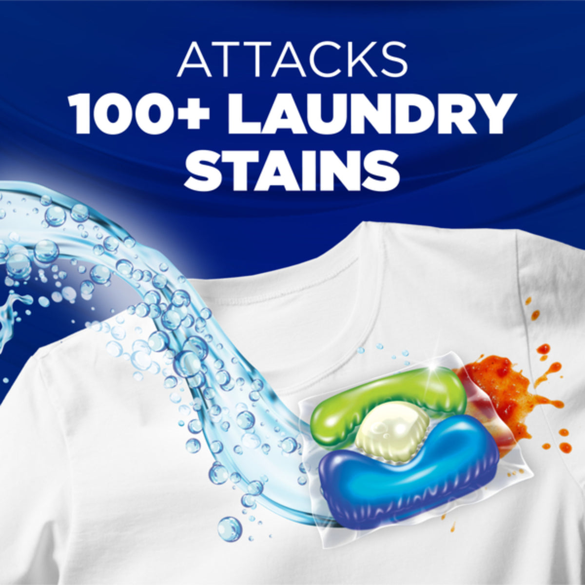 Arm & Hammer Plus OxiClean Stain Fighters 5-in-1 Laundry Detergent Power Packs (42-Count)