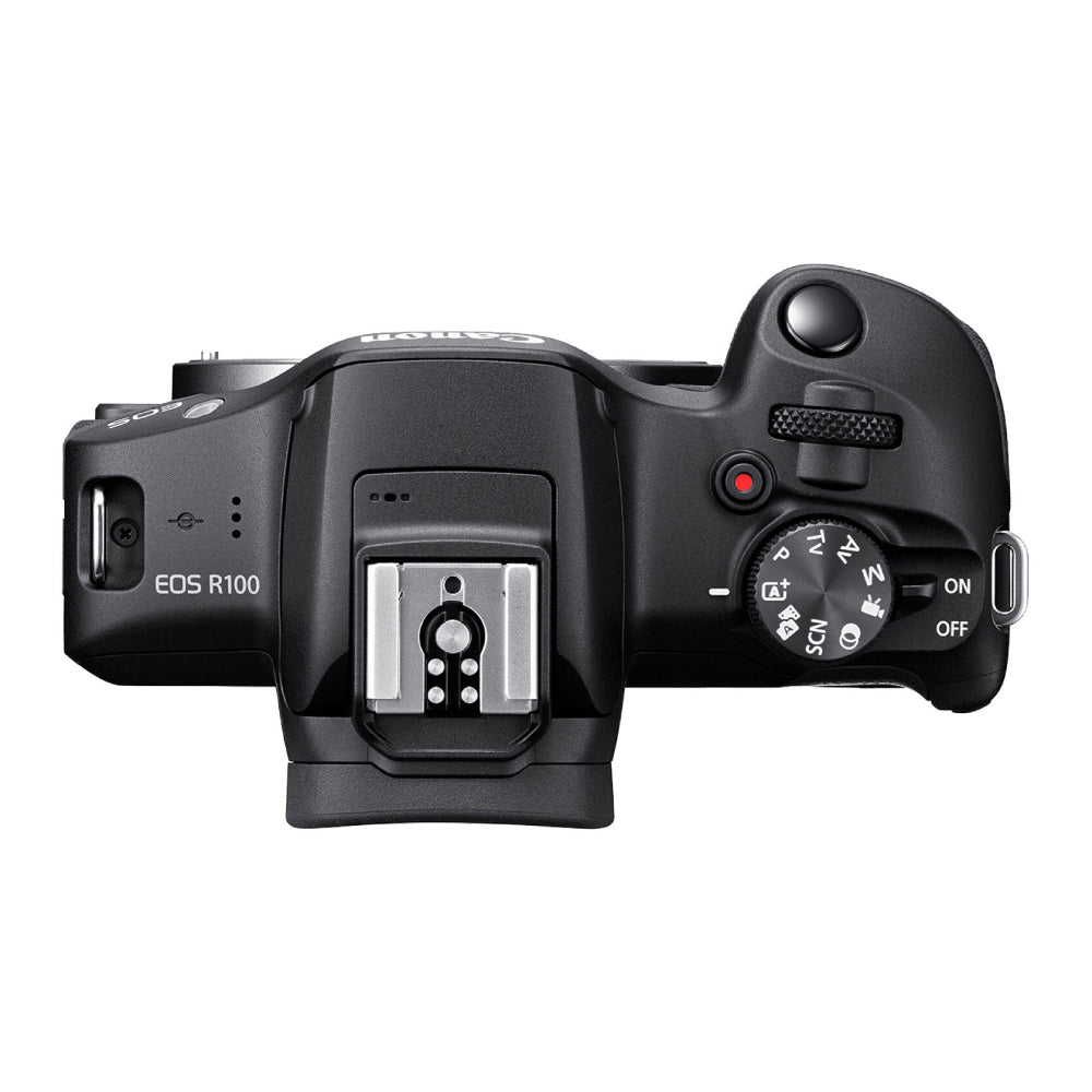 Bundle: Canon EOS R100 Mirrorless Camera with Lenses Kit + Epson EcoTank ET-2800 Wireless Color All-in-One Cartridge-Free Supertank Printer
