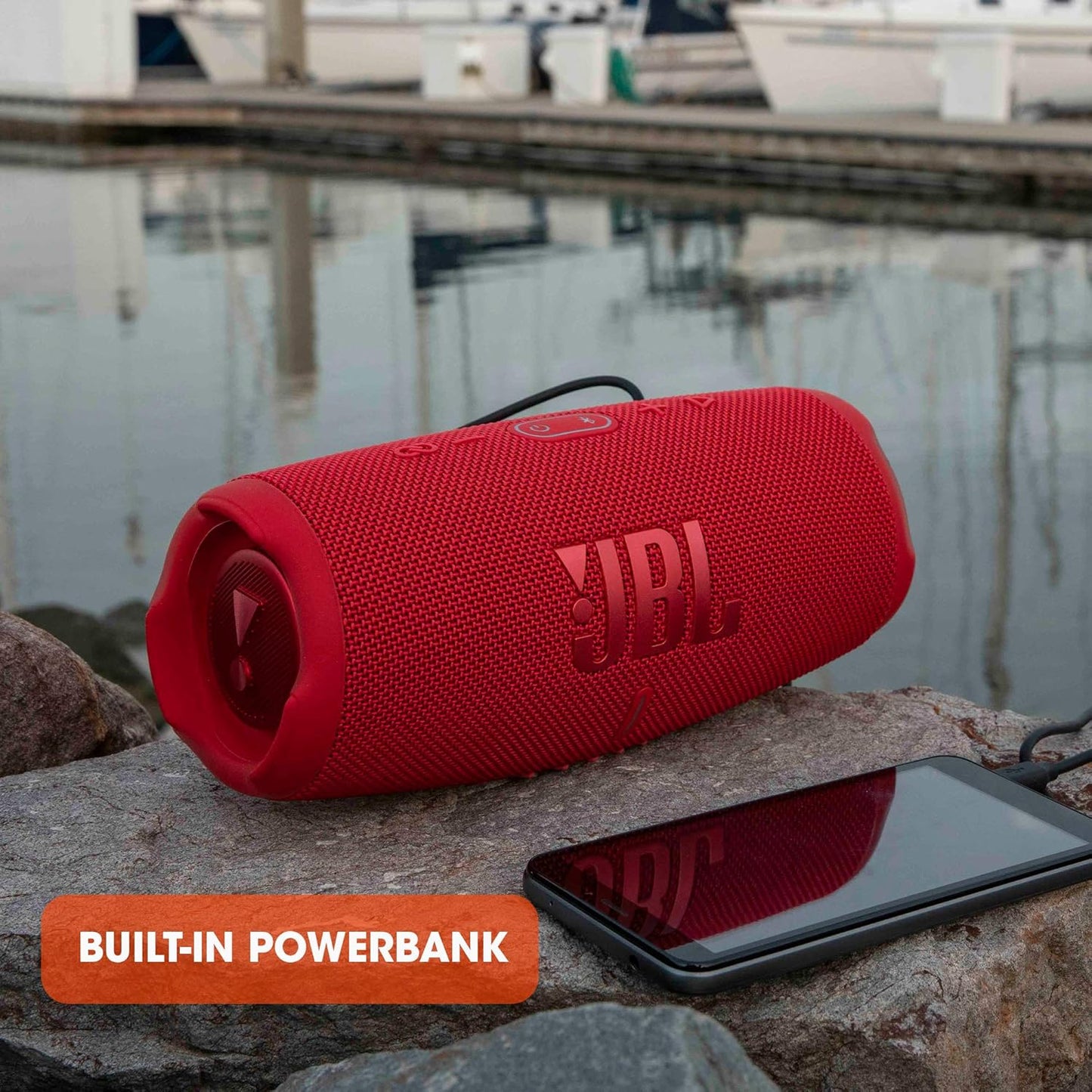 JBL Charge 5 Portable Bluetooth Speaker with Built-in Power bank