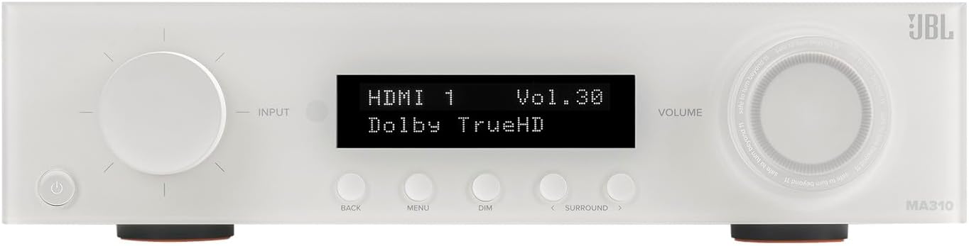 JBL MA310 60W 5.2ch Bluetooth Capable HDR 4K Ultra HD Compatible AV Receiver