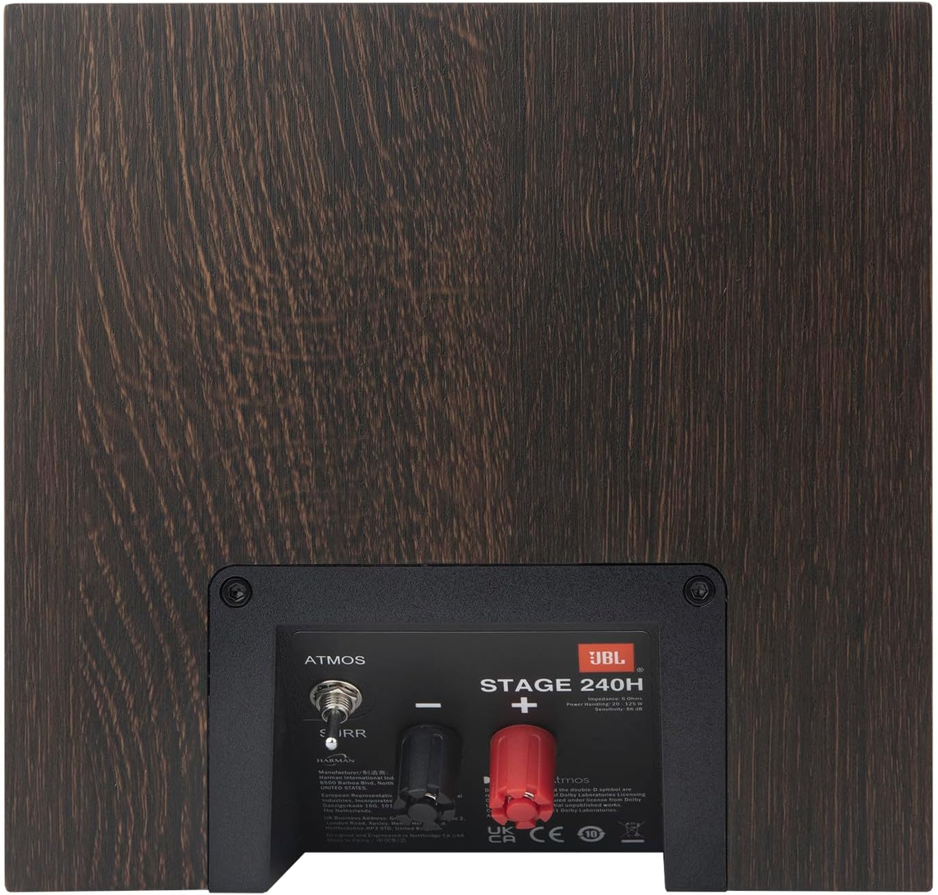 JBL Stage 240H 4.5" 150W 2-Way Dolby Atmos Height Surround Sound Loudspeaker (Pair)