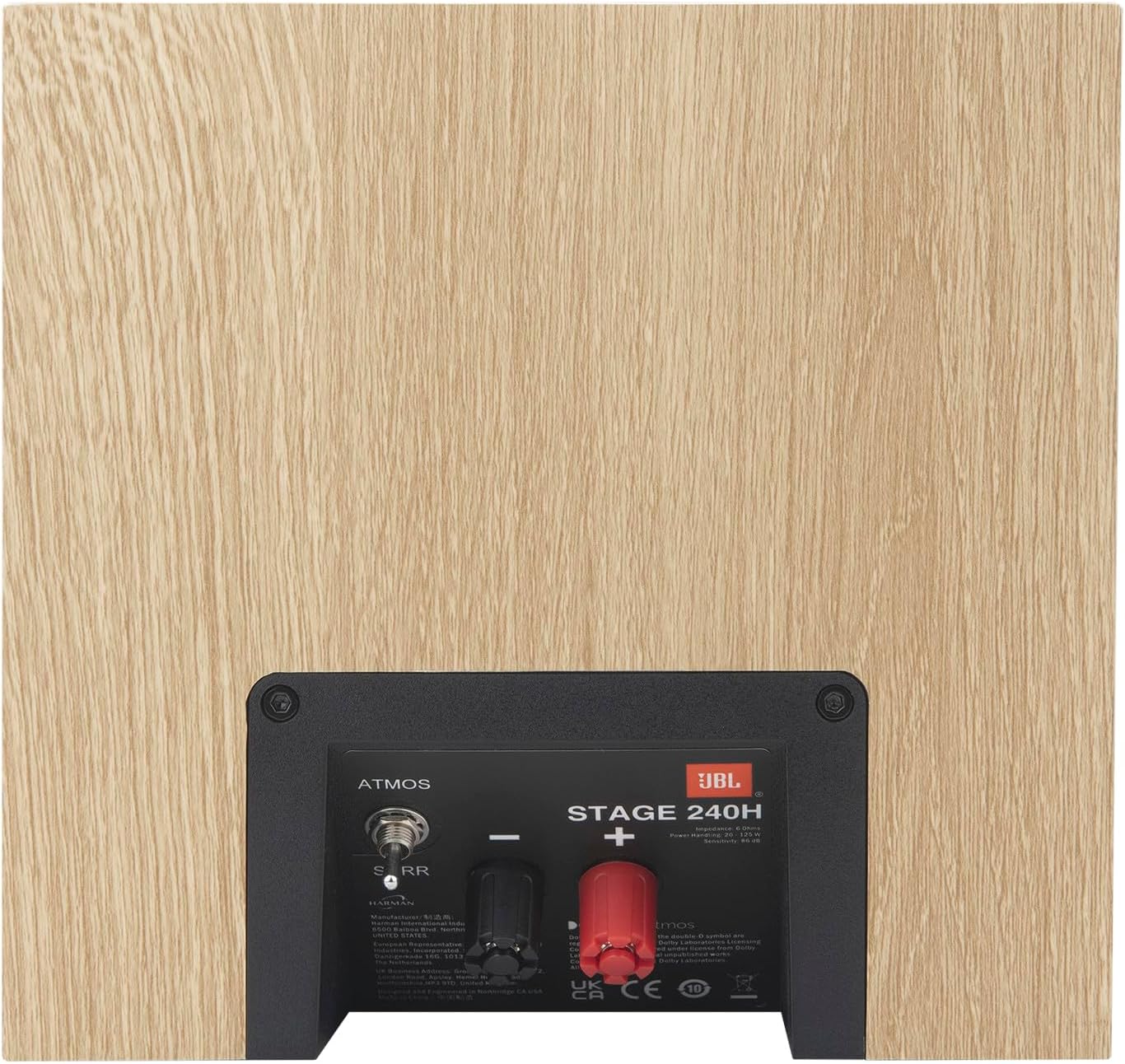 JBL Stage 240H 4.5" 150W 2-Way Dolby Atmos Height Surround Sound Loudspeaker (Pair)