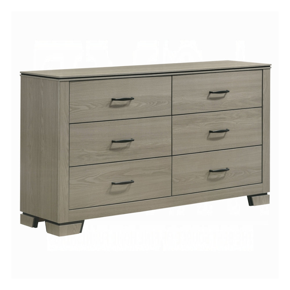 Joanna Bedroom Set (4-Piece) by Acme Furniture - Gray