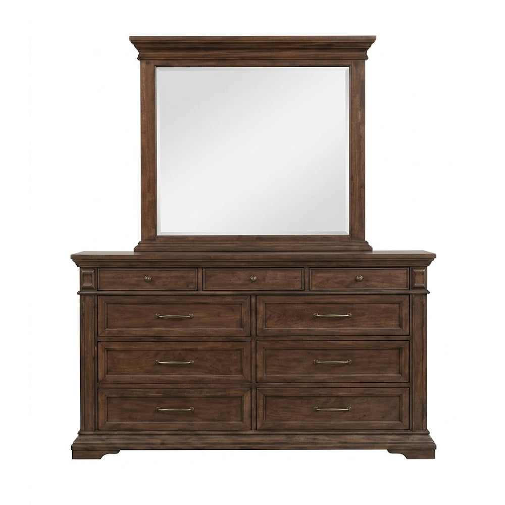 Kent Queen Size (4-Piece) Bedroom Set by Best Home - Brown