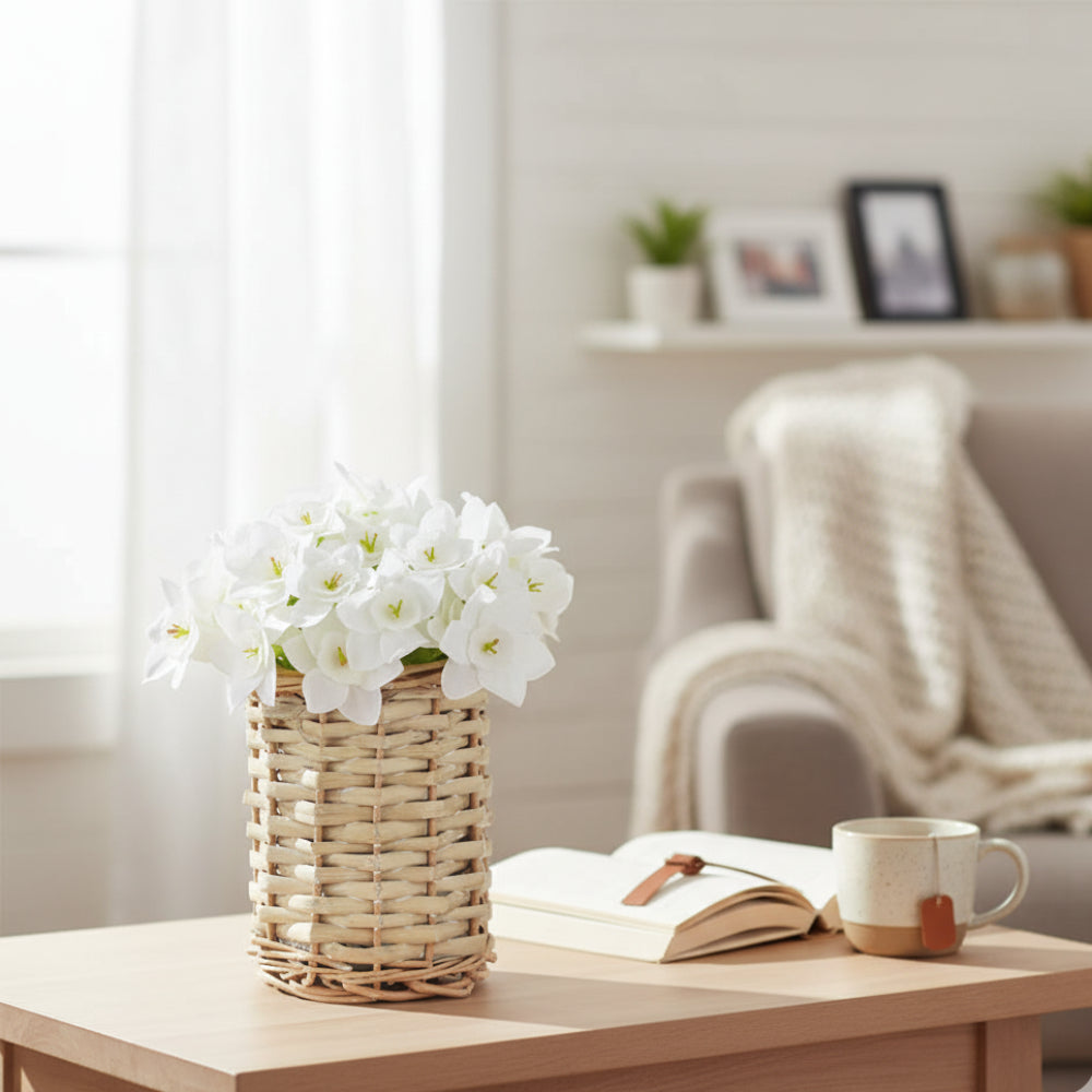 Allstate Floral 7" Paperwhite Flower Arrangement with Basket - White