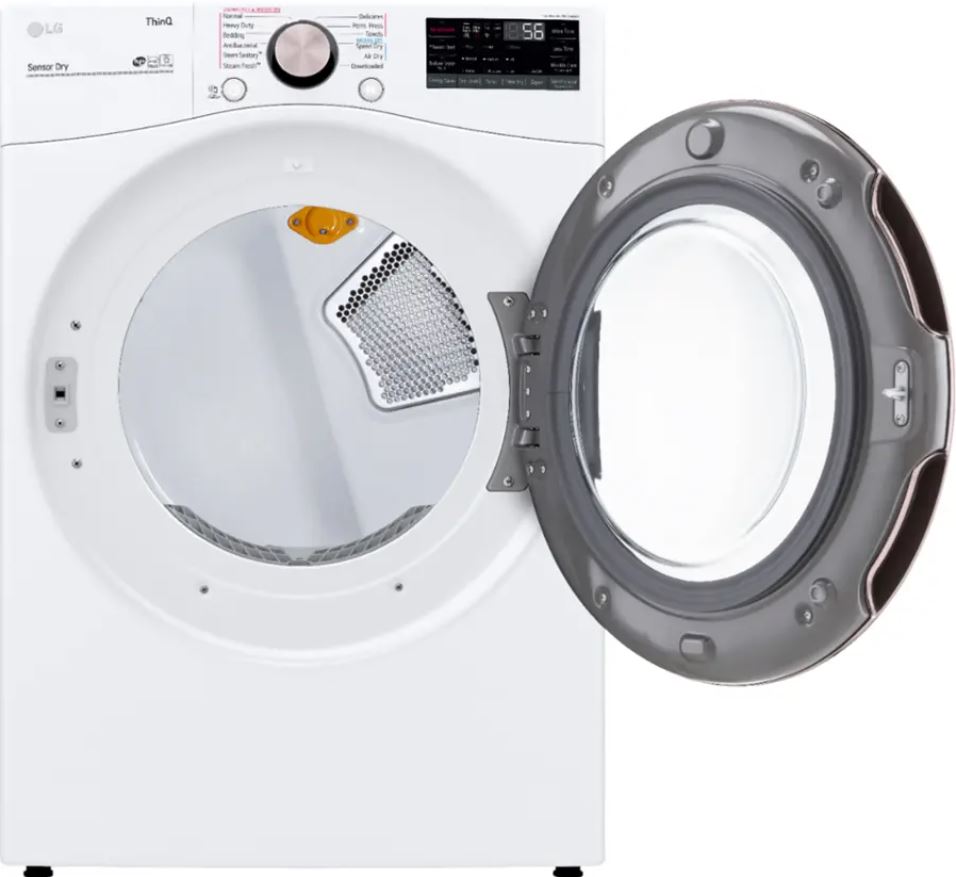 LG DLEX4000 7.4 cu. ft. Stackable Smart Electric Dryer with Steam and Built-In Intelligence