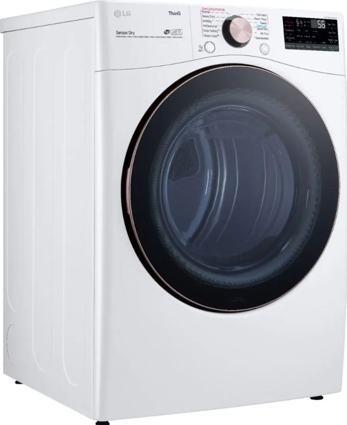 LG DLEX4000 7.4 cu. ft. Stackable Smart Electric Dryer with Steam and Built-In Intelligence